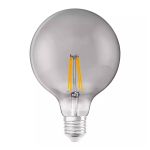 Ledvance Smart+ Wifi E27 Globe Classic Fadenlampe Smoke 6W 540lm - 825  | Dimmbar - Ersatz für 50W