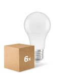Mehrfachpackung 6x Ledvance Classic LED E27 Birne Matt 8.8W 806lm - 827  | Dimmbar - Ersatz Für 60W