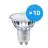 Mehrfachpackung 10x Philips MASTER Value LED Spot GU10 PAR16 3.7W 270lm 60D - 927 Extra Warmweiß | Höchste Farbwiedergabe - Ersatz für 35W