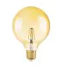 Osram Vintage 1906 LED E27 Globe Fadenlampe Gold 125mm 7W 650lm - 824  | Ersatz für 40W