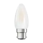 Osram LED B22D Kerze Fadenlampe Matt 4W 470lm - 827  | Ersatz für 40W