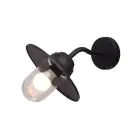 D'Lite Wandleuchte Ember Schwarz | IP54 - Geeignet für 1x E27