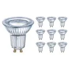 Mehrfachpackung 10x Osram Parathom LED-Spot GU10 PAR16 4.3W 350lm 120D - 830  | Ersatz für 50W