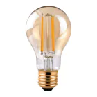 Fadenlampe LED E27 Birne Messing 7.2W 630lm - 822 | Dimmbar - Ersatz für 50W