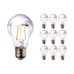 Mehrfachpackung 10x LED E27 Birne Fadenlampe Klar 7W 680lm - 827 | Ersatz für 60W