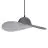 Ledvance Decor Suspension Luminaire Felt Hat Gris | Convient pour 1x E27