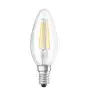 Osram Classic LED E14 Bougie Filament Claire 4.5W 470lm - 827  | Dimmable - Remplacement 40W