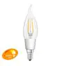 Osram Classic LED E14 Flamme Bougie Filament Claire 4.5W 470lm - 827  | Dimmable - Remplacement 40W
