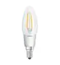 Osram Classic LED E14 Bougie Filament Claire 4.5W 470lm - 827  | Dimmable - Remplacement 40W