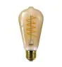 Philips MASTER Value LED Ampoule E27 Edison Filament Dorée 4W 250lm - 818 Blanc Très Chaud | Dimmable - Équivalent 25W