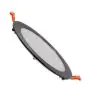 Spot encastrable LED Ronde UltraSlim Noir 12W 960lm - 840  | 170mm - Diamètre 155mm