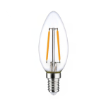 LED E14 Bougie Filament Claire 2.5W 250lm - 827 | Remplacement 25W