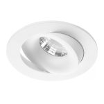 Spot LEDa inclinable Blanc 6W 400lm 36D - 927 Blanc Très Chaud |Diamètre 83mm - IP44 - Meilleur rendu des couleurs - Dimmable